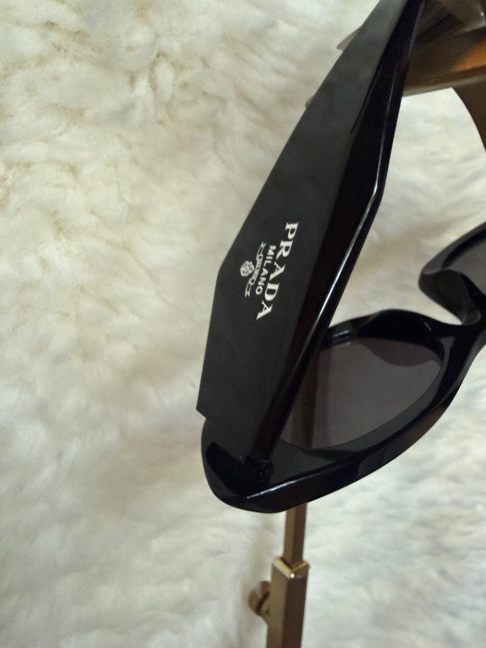 Prada Black Cat-Eye Sunglasses for Women NWT - Picture 2 of 8